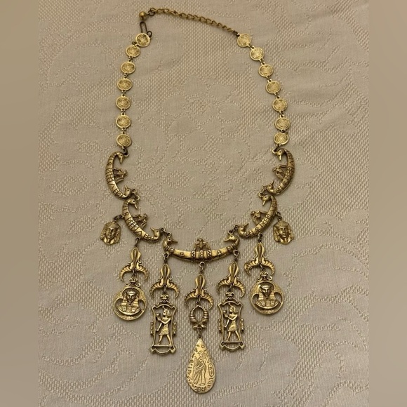 Arthur Pepper if NY (ART) Jewelry - Signed Vintage ART Arthur Pepper Necklace Egyptian Revival